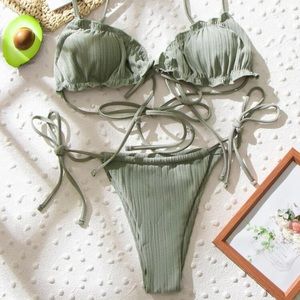 Medium green shein bikini